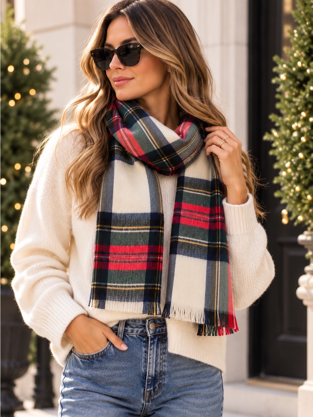 Lauren Ralph Lauren Oversized Scarf NWOT